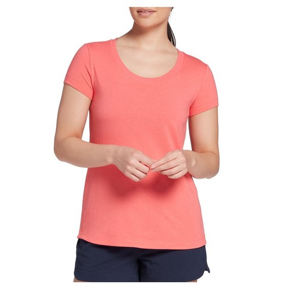 T-shirt Femme CALIA By Carrie Underwood - Taille L - Violet Chiné - Manches Courtes - Occasion Parfait État